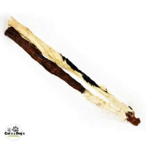 Stick peau de bœuf avec poils 50 cm